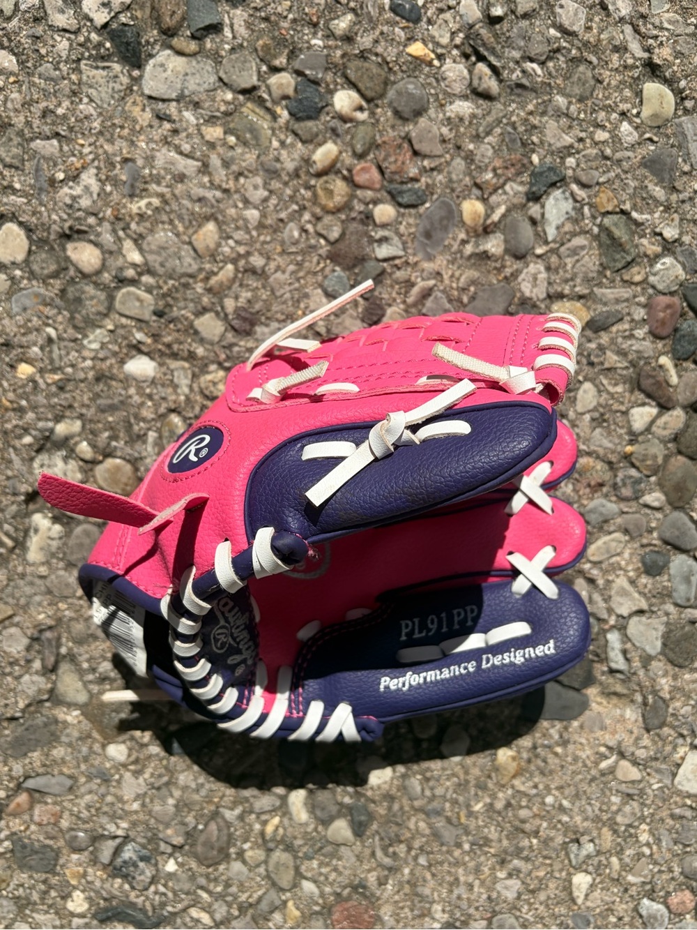 Rawlings Pink and Purple 9in Glove